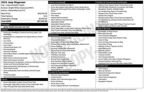 2024 Jeep Wagoneer Series I 4x4