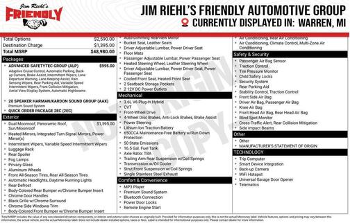 2018 Chrysler Pacifica Hybrid Limited