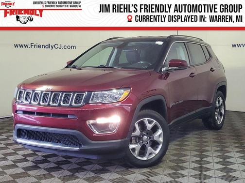 Velvet Red Pearlcoat 2020 Jeep Compass Limited