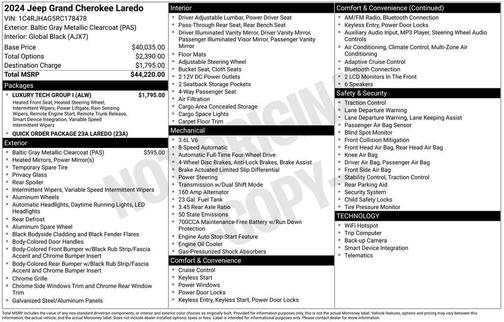 2024 Jeep Grand Cherokee Laredo