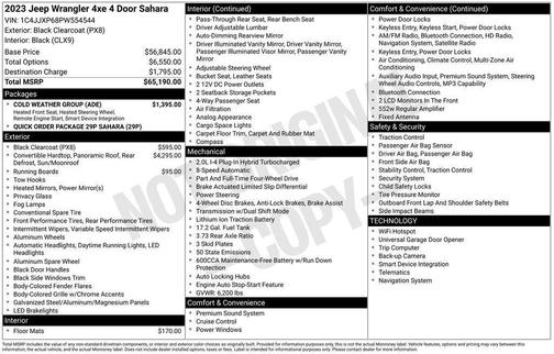 2023 Jeep Wrangler 4xe Sahara