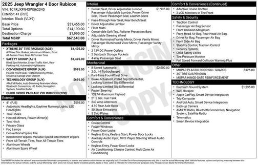 2025 Jeep Wrangler Rubicon