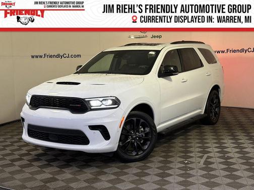 White Knuckle Clearcoat 2024 Dodge Durango GT Premium AWD