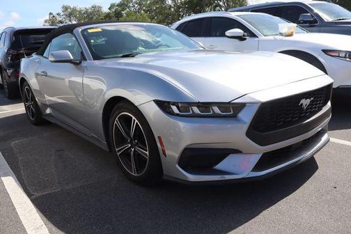 Iconic Silver Metallic 2024 Ford Mustang EcoBoost Premium