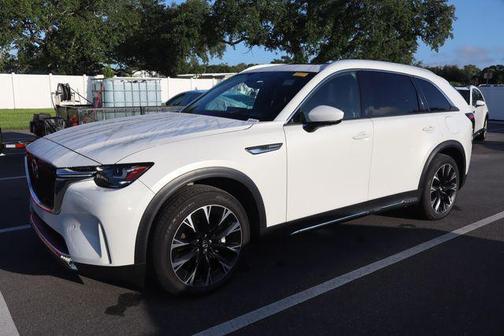 Rhodium White Premium 2024 Mazda CX-90 PHEV Premium Plus