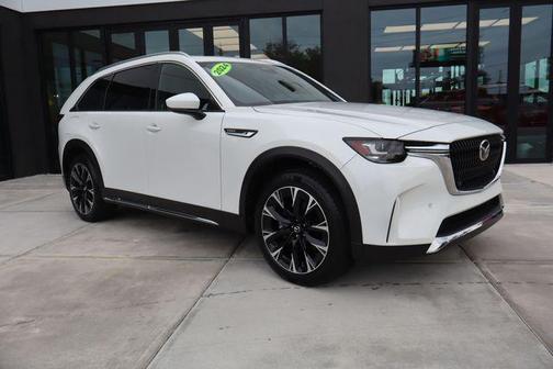 Rhodium White Premium 2024 Mazda CX-90 PHEV Premium Plus