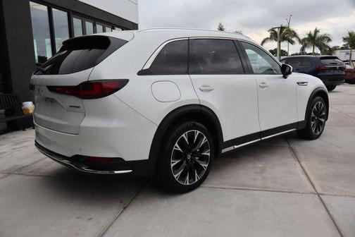 Rhodium White Premium 2024 Mazda CX-90 PHEV Premium Plus