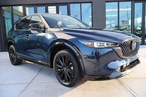 Deep Crystal Blue Mica 2025 Mazda CX-5 2.5 Turbo Premium