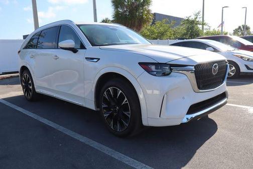 Rhodium White Premium 2024 Mazda CX-90 3.3 Turbo S Premium