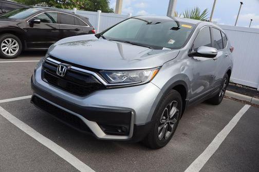 Silver 2022 Honda CR-V AWD EX-L