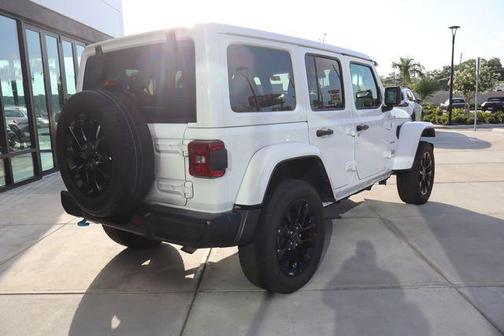 Bright White Clearcoat 2024 Jeep Wrangler 4xe Sahara