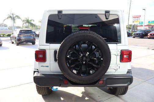 Bright White Clearcoat 2024 Jeep Wrangler 4xe Sahara