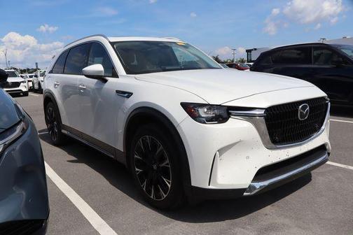 Rhodium White Premium 2024 Mazda CX-90 PHEV Premium