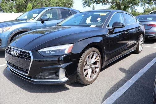 Brilliant Black 2023 Audi A5 Sportback Premium Plus