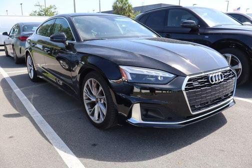 Brilliant Black 2023 Audi A5 Sportback Premium Plus