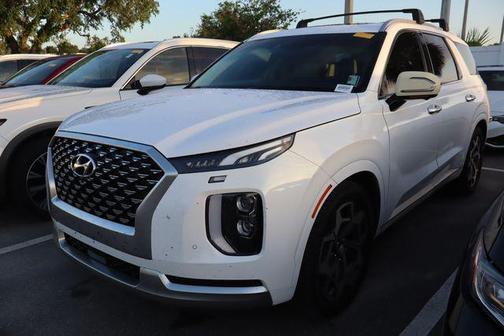 Hyper White 2021 Hyundai PALISADE Calligraphy