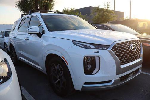 Hyper White 2021 Hyundai PALISADE Calligraphy