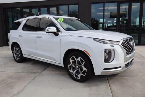 Hyper White 2021 Hyundai PALISADE Calligraphy