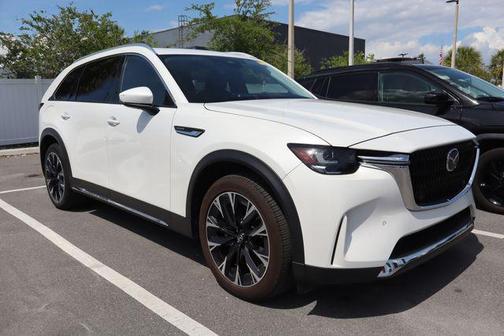 Rhodium White Premium 2024 Mazda CX-90 PHEV Premium
