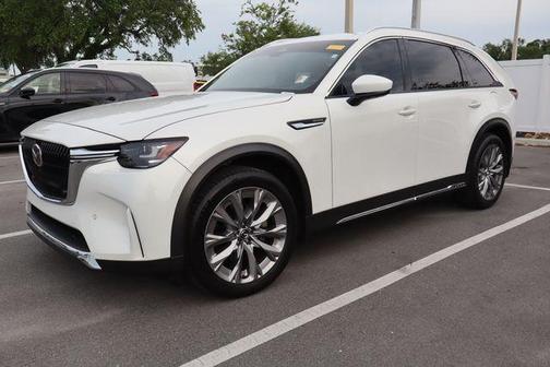 Rhodium White Premium 2024 Mazda CX-90 3.3 Turbo Premium Plus
