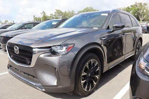 Machine Gray Metallic 2024 Mazda CX-90 PHEV Premium