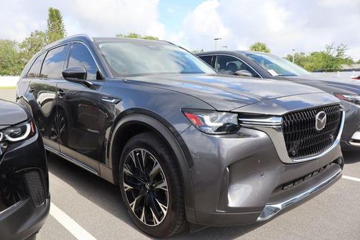 Machine Gray Metallic 2024 Mazda CX-90 PHEV Premium