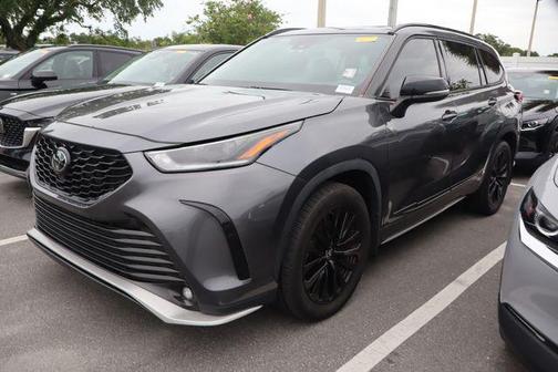 Magnetic Gray Metallic 2023 Toyota Highlander XSE