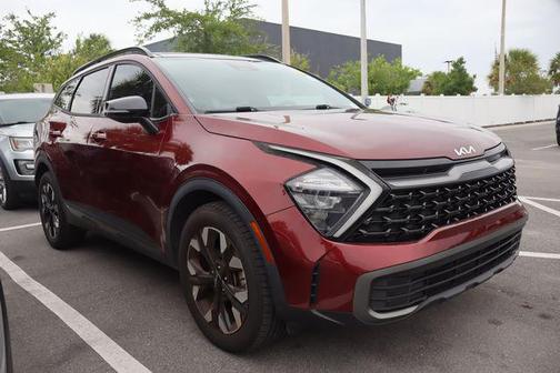 Dawning Red 2023 Kia Sportage X-Line
