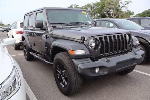 Granite Crystal Metallic Clearcoat 2022 Jeep Wrangler Unlimited Sport Altitude