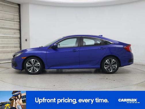 Blue 2017 Honda Civic EX-L