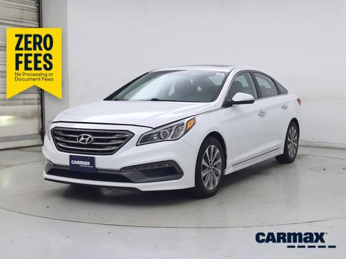 White 2016 Hyundai SONATA Sport