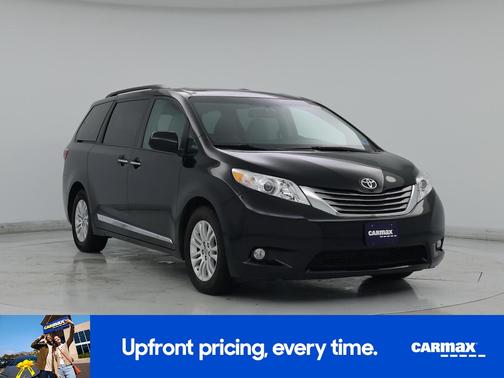 Black 2017 Toyota Sienna XLE Premium