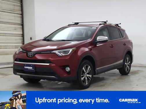 Red 2018 Toyota RAV4 XLE