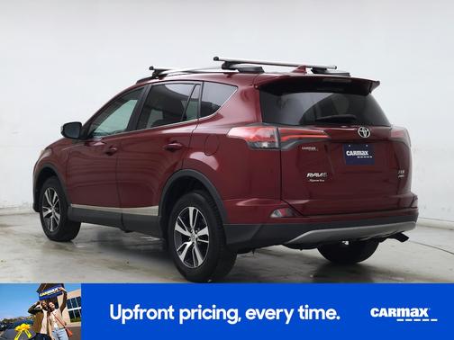 Red 2018 Toyota RAV4 XLE