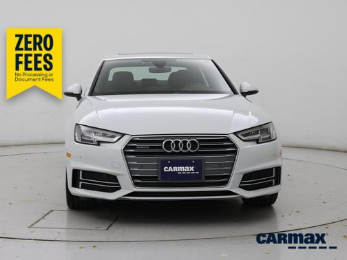 White 2018 Audi A4 Premium Plus