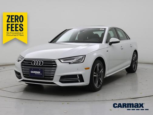 White 2018 Audi A4 Premium Plus