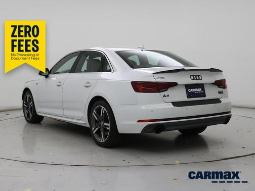 White 2018 Audi A4 Premium Plus