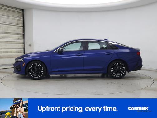 Blue 2021 Kia K5 GT-Line