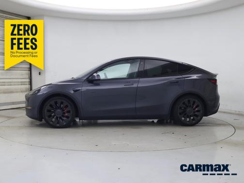 Gray 2022 Tesla Model Y Performance
