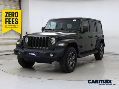 Green 2022 Jeep Wrangler Unlimited Sport S