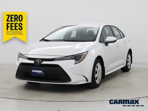 White 2025 Toyota Corolla LE