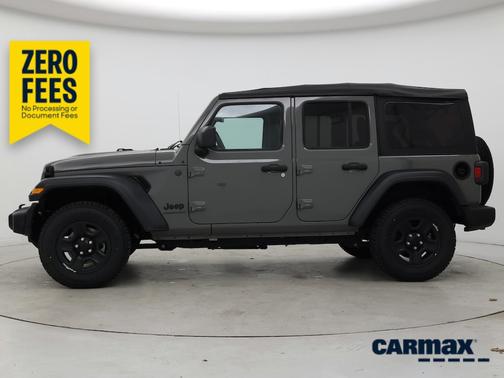 Gray 2023 Jeep Wrangler Unlimited Sport