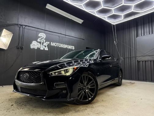 Black Obsidian 2020 INFINITI Q50 3.0t LUXE
