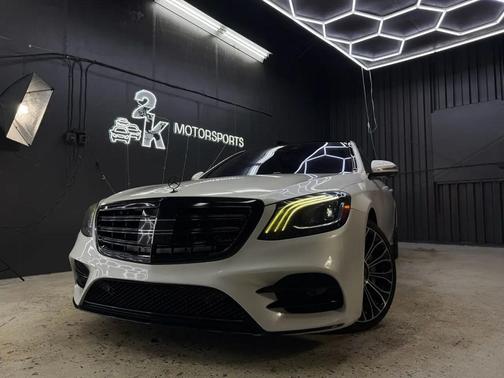White 2019 Mercedes-Benz S-Class S560