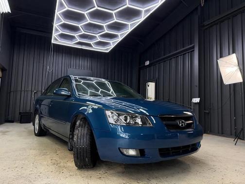 Blue 2007 Hyundai SONATA SE