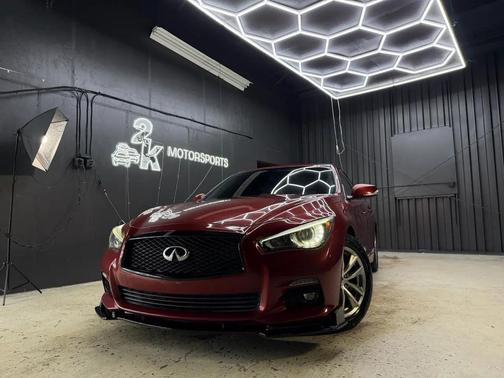 Burgundy 2014 INFINITI Q50 Premium