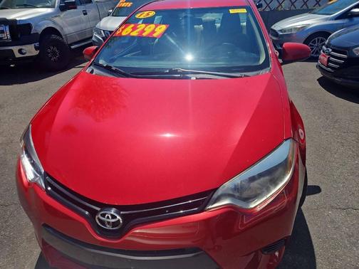 Red 2015 Toyota Corolla LE