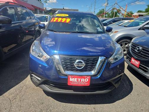 Blue 2020 Nissan Kicks SV