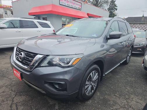 Gray 2019 Nissan Pathfinder S 4x4 4dr SUV