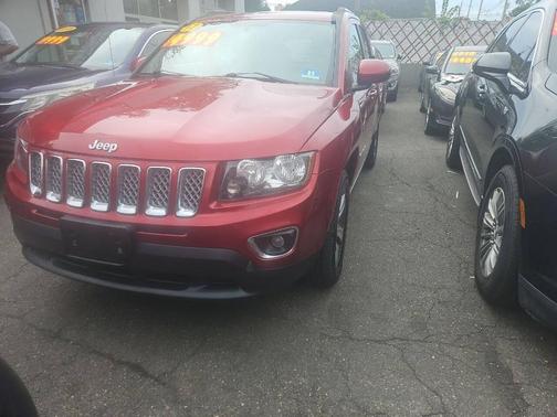 Red 2017 Jeep Compass High Altitude